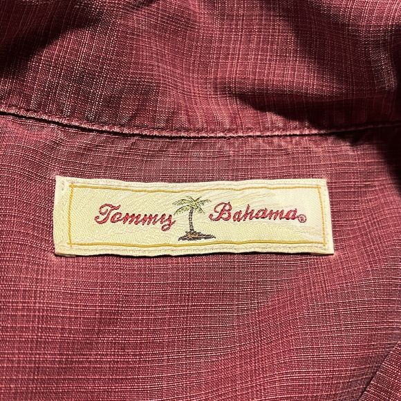 Tommy Bahama 100% Silk Button Down Shirt Size 2XL Hawaiian Vintage Short sleeve - Picture 3 of 9